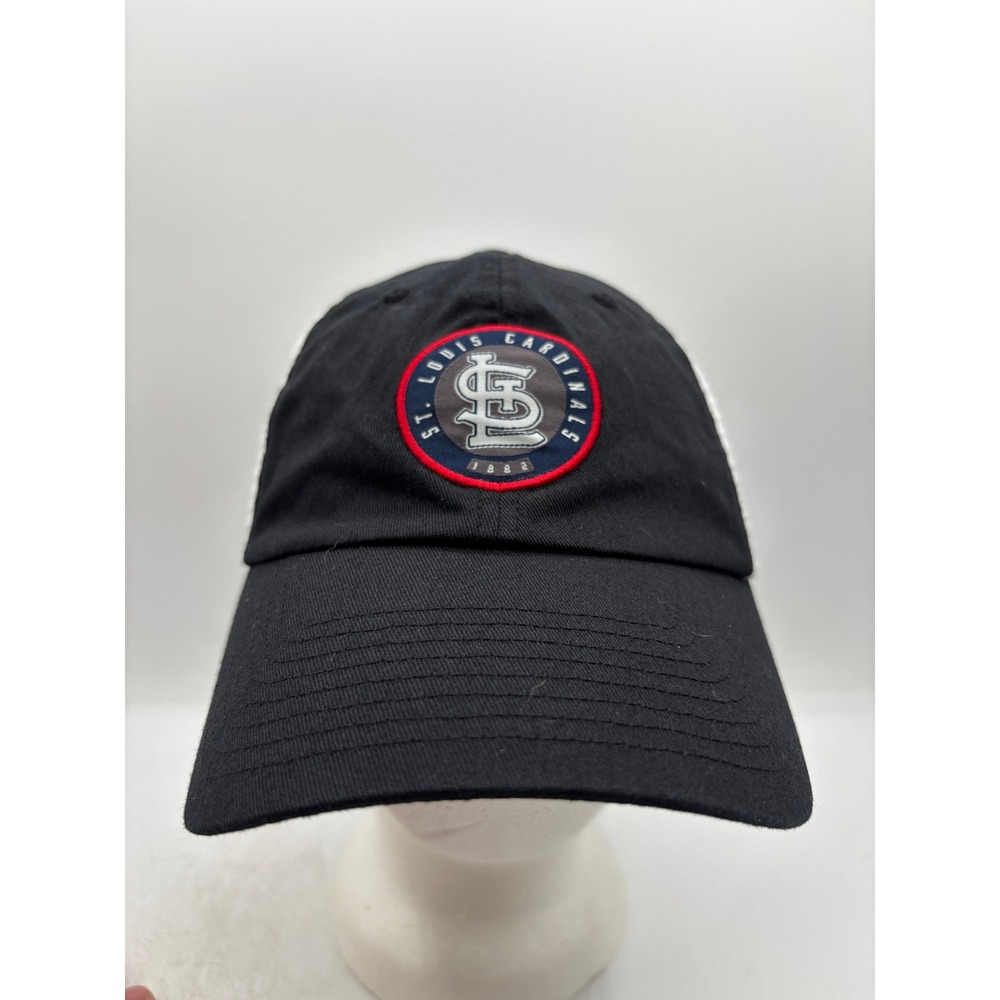 Fanatics MLB St. Louis Cardinals Trucker Hat Black White Snapback Cap Team Patch